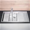 Blanco Claron lavello da cucina, 521646, 6 S-IF Claron acciaio inox satinato lucido [Lavelli da Cucina > per Base Sottolavello a partire da 60 cm]