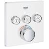 Grohe Grohtherm SmartControl rubinetto doccia da incasso con termostatico, 29157LS0, Grohtherm SmartControl moon white/cromo [Rubinetteria Bagno > Rubinetteria Doccia]