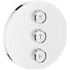 Grohe Grohtherm SmartControl valvola deviatrice, 29152LS0, Grohtherm SmartControl moon white/cromo [Rubinetteria Bagno > Rubinetteria Doccia]