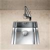 Blanco Claron lavello da cucina, 521573, 400-U Claron acciaio inox satinato lucido [Lavelli da Cucina > per Base Sottolavello a partire da 45 cm]
