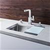 Blanco Claron lavello da cucina, 521575, 450-U Claron acciaio inox satinato lucido [Lavelli da Cucina > per Base Sottolavello a partire da 50 cm]