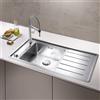 Blanco Andano lavello da cucina, 523000, XL 6 S-IF Andano acciaio inox satinato lucido [Lavelli da Cucina > per Base Sottolavello a partire da 60 cm]