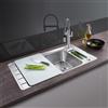 Blanco Axis lavello da cucina, 522103, III 5 S-IF Axis acciaio inox satinato lucido [Lavelli da Cucina > per Base Sottolavello a partire da 50 cm]