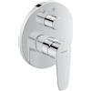 Duravit B.1 miscelatore monocomando, per vasca e doccia, B14210012010, B.1 cromo [Rubinetteria Bagno > Rubinetteria Doccia]
