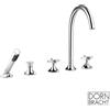 Dornbracht VAIA rubinetto bordo vasca, miscelatore a due comandi, 27522809-00, VAIA cromo [Rubinetteria Bagno > Rubinetteria Vasca]
