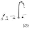 Dornbracht VAIA rubinetto bordo vasca, miscelatore a due comandi, 27522819-00, VAIA cromo [Rubinetteria Bagno > Rubinetteria Vasca]