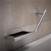 Keuco PLAN maniglia di sostegno, 14909011037, Plan cromo/nero [Accessori Bagno > Maniglie di Sostegno]