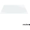 Duravit inserto in vetro per consolle in metallo per lavabi DuraSquare, 0099648300, DuraSquare bianco [Mobili da Bagno > Accessori per Mobili da Bagno]