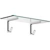 AXOR Universal Softsquare mensola portasciugamani, 42842000, Universal Softsquare cromo/chiaro [Accessori Bagno > Portasciugamani]