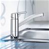 Hansa Polo rubinetto da cucina, bassa pressione, orientabile, 51591193, Polo cromo [Rubinetteria da Cucina > Rubinetti da Cucina]