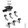 Geberit Setaplano set base di installazione con 6 piedi, altezza acqua di tenuta 50 mm, 154013001, Setaplano [Piatti Doccia > Ricambi per Piatti Doccia]