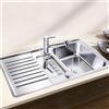 Blanco Classic Pro lavello da cucina, 523663, Pro 5 S-IF Classic Pro acciaio inox satinato lucido [Lavelli da Cucina > per Base Sottolavello a partire da 50 cm]