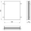 Emco Prime2 telaio di installazione per armadietto a specchio a incasso, 949700020, Prime2 argento anodizzato [Armadietti a Specchio > Accessori per Armadietti a Specchio]