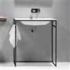 Bette Lux Shape lavabo con struttura, A170-000+Q010-815, Lux Shape [Mobili da Bagno > Mobili con Lavabo Integrato]