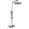 HSK RS 200 colonna doccia, miscelatore monocomando, 1006500-KB4, RS 200 cromo/bianco [Rubinetteria Bagno > Colonne Doccia]