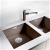 Blanco Subline lavello da cucina, 523431, 400-U Subline caffè opaco [Lavelli da Cucina > per Base Sottolavello a partire da 50 cm]