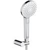 Ideal Standard Idealrain Evo set doccia con supporto, 3 tipi di getto, B2404AA, Idealrain Evo cromo/bianco [Rubinetteria Bagno > Set Doccia]