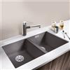 Blanco Subline lavello da cucina, 523575, 350/350-U Subline grigio roccia opaco [Lavelli da Cucina > per Base Sottolavello a partire da 80 cm]