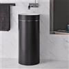 LAUFEN UNISONO lavabo freestanding da pavimento, H511UO4B991121, 4506500180 | WT:RX400.KE UNISONO bianco/nero opaco [Lavabi > Lavabi a Pavimento]