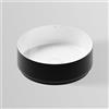 LAUFEN UNISONO lavabo da appoggio, H512UO4B991121, 3222000180 | AB.KE400 UNISONO bianco/nero opaco [Lavabi > Lavabi da Appoggio]