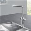 Grohe Red rubinetto da cucina, con sistema per acqua calda e di filtraggio, orientabile, 30325001, Red cromo [Rubinetti da Cucina]