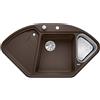 Blanco Blancodelta lavello da cucina, 523675, II-F Blancodelta caffè opaco [Lavelli da Cucina > per Base Sottolavello a partire da 90 cm]