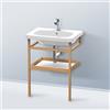 Duravit DuraStyle struttura per lavabo, DS988102276, DuraStyle rovere europeo/bianco finitura a specchio [Mobili da Bagno > Mobili Complementari]
