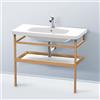 Duravit DuraStyle struttura per mobile a vista, DS988302276, DuraStyle rovere europeo/bianco finitura a specchio [Mobili da Bagno > Mobili Complementari]