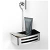 Avenarius Universal portaoggetti doccia, 9014040010, Universal cromo/nero [Accessori Bagno > Mensole Doccia]