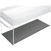 Duravit inserto in vetro per consolle in metallo per lavabi DuraSquare, 0099678700, DuraSquare flanella [Mobili da Bagno > Accessori per Mobili da Bagno]