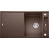 Blanco Axia lavello da cucina, 523214, III 5 S Axia caffè opaco [Lavelli da Cucina > per Base Sottolavello a partire da 50 cm]