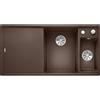 Blanco Axia lavello da cucina, 523488, III 6 S-F Axia caffè opaco [Lavelli da Cucina > per Base Sottolavello a partire da 60 cm]