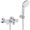 Grohe Costa rubinetto vasca esterno, miscelatore a due comandi, 2546010A, Costa cromo [Rubinetteria Bagno > Rubinetteria Vasca]