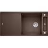 Blanco Axia lavello da cucina, 523525, III XL 6 S-F Axia caffè opaco [Lavelli da Cucina > per Base Sottolavello a partire da 60 cm]