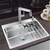 Blanco Etagon lavello da cucina, 521748, 500-IF/A Etagon acciaio inox satinato lucido/cromo [Lavelli da Cucina > per Base Sottolavello a partire da 60 cm]