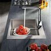 hansgrohe S71 lavello da cucina, 43301800, S711-F450 S71 acciaio inox spazzolato [Lavelli da Cucina > per Base Sottolavello a partire da 60 cm]