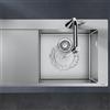 hansgrohe S71 lavello da cucina, 43306800, S715-F450 S71 acciaio inox spazzolato [Lavelli da Cucina > per Base Sottolavello a partire da 60 cm]