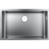 hansgrohe S71 lavello da cucina, 43428800, S719-U660 S71 acciaio inox spazzolato [Lavelli da Cucina > per Base Sottolavello a partire da 80 cm]