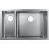 hansgrohe S71 lavello da cucina, 43429800, S719-U655 S71 acciaio inox spazzolato [Lavelli da Cucina > per Base Sottolavello a partire da 80 cm]