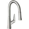 hansgrohe Talis M51 rubinetto da cucina, con sBox, estraibile, orientabile, 73850800, sBox Talis M51 acciaio inox spazzolato [Rubinetteria da Cucina > Rubinetti da Cucina]
