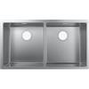hansgrohe S71 lavello da cucina, 43430800, S719-U765 S71 acciaio inox spazzolato [Lavelli da Cucina > per Base Sottolavello a partire da 90 cm]