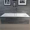 Riho Linares vasca da bagno rettangolare, con troppopieno rotondo L: 150 La: 70 cm, B139001005, Linares bianco [Vasche da Bagno > Vasche da Bagno Rettangolari]