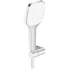 Hansa Activejet set doccia con supporto, 1 tipo di getto, 84380213, Activejet cromo/bianco [Rubinetteria Bagno > Set Doccia]