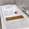 RIHO Bamboo vassoio porta oggetti vasca, 207003, Bamboo bambù/bianco [Accessori Bagno > Vassoi Porta Oggetti Vasca]