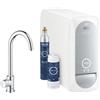 Grohe Blue Home rubinetto da cucina, con sistema di filtraggio, orientabile, 31498001, Blue Home cromo [Rubinetti da Cucina]