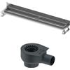 TECE drainline corpo incasso per canalina doccia, per installazione in piano DN 40, 601501+650001, drainline [Canaline Doccia e Scarichi Bagno > Canaline Doccia]
