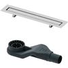 TECE drainline corpo incasso per canalina doccia DN 70, 651000+650004, drainline [Canaline Doccia e Scarichi Bagno > Canaline Doccia]