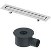 TECE drainline corpo incasso per canalina doccia DN 70, 651500+650002, drainline [Canaline Doccia e Scarichi Bagno > Canaline Doccia]