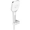 Hansa Activejet Style set doccia con supporto, 3 tipi di getto, 84380233, Activejet Style cromo/bianco [Rubinetteria Bagno > Set Doccia]