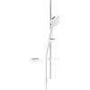 Hansa Activejet set doccia con asta saliscendi, 1 tipo di getto, 84370110, Activejet cromo/grigio [Rubinetteria Bagno > Set Doccia]